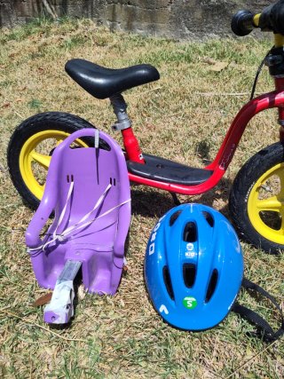 Bici sin pedales Puky roja (2-4 años)