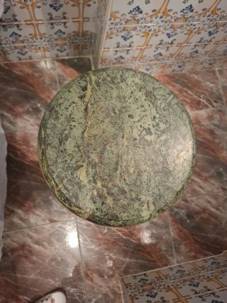 Columna Pedestal Salomónico MÁRMOL VERDE MAC
