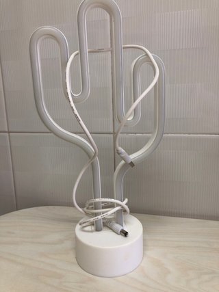 Lámpara Cactus Neón LED