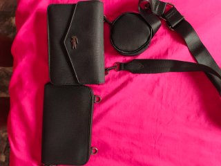 Bolso Lacoste Negro Nuevo