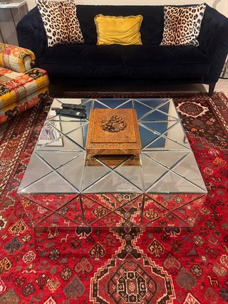 Mesa de centro de espejos