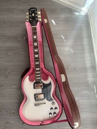 Epiphone 1961 Les Paul SG Aged White