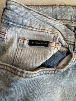 Calvin Klein Jeans Vaqueros Azules Lavados TALLA 4