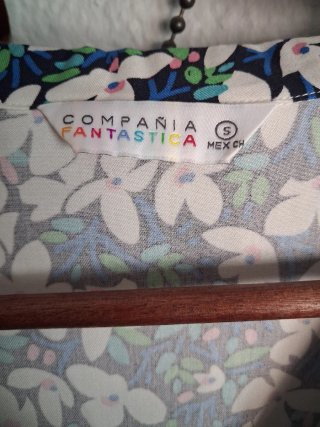 Vestido floral talla S