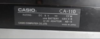Teclado Casio CA-110