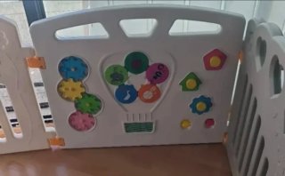 Parque infantil PVC 8 piezas 70cm