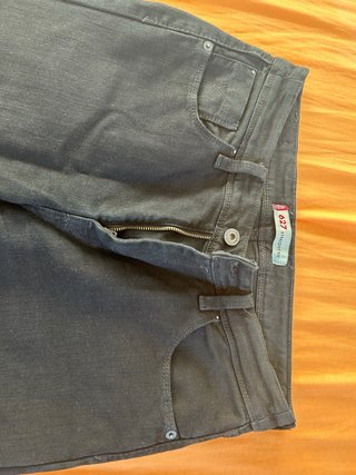 Pantalones Levi's 627 Straight Fit Negros