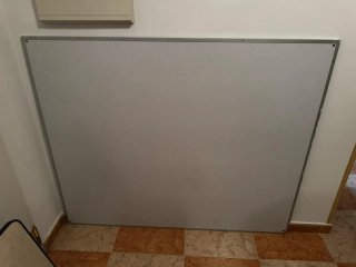 Pizarra Blanca Grande Metálica