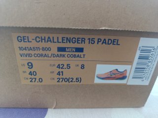Zapatillas pádel Asics Gel Challenger 15