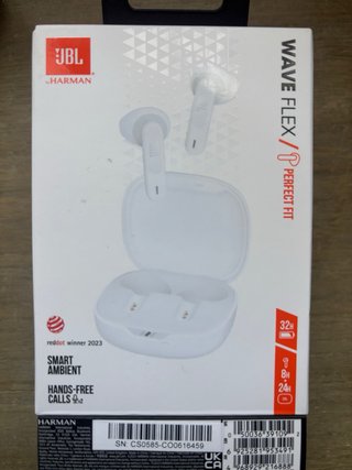 Cascos Inalámbricos JBL WAVEFLEX Blancos