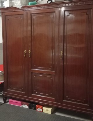Armario caoba antiguo madera años 50