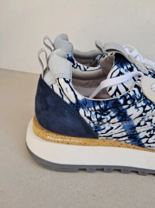 Scarpe donna Flower Mountain blu/bianche
