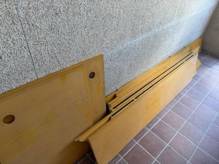 Estantería aluminio y madera