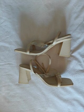 Sandalias tacón bajo verano elegantes