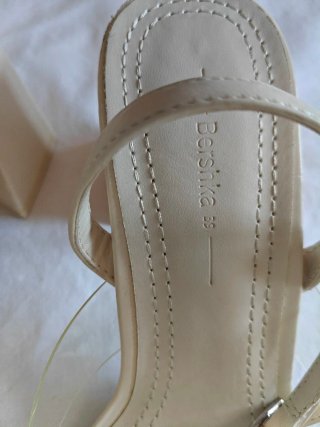 Sandalias tacón bajo verano elegantes