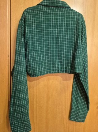 Camicia verde a quadri H&M