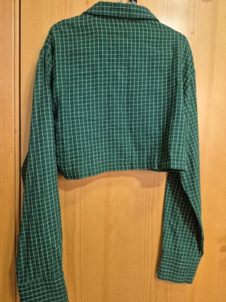 Camicia verde a quadri H&M