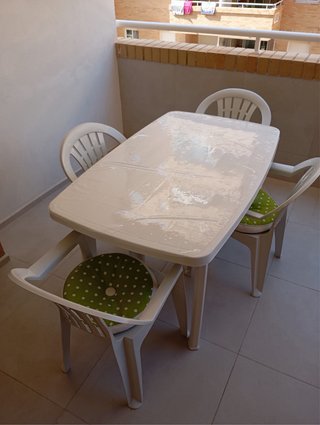 Conjunto Mesa y Sillas Terraza