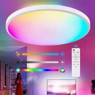 Plafón LED RGB con Mando