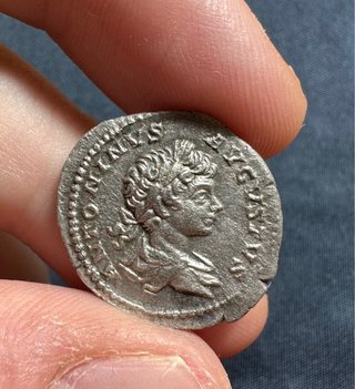 Denario romano Enperador Caracalla (198-217 e.c.)