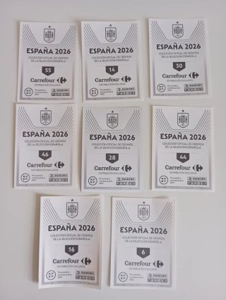 8 Cromos Mundial España 2026 x 1'5 €