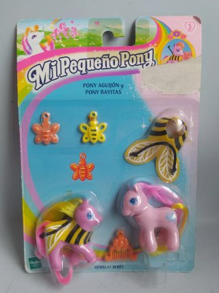 Mi Pequeño Pony G2 Gemelas Bebés Aguijón y Rayitas