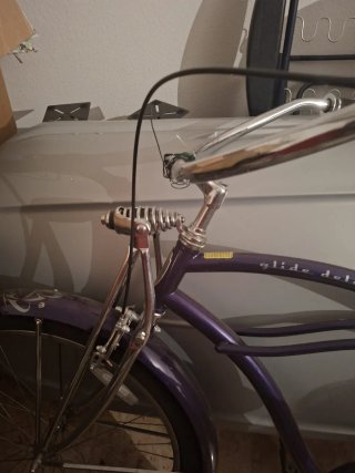 Bicicleta Morada Clásica