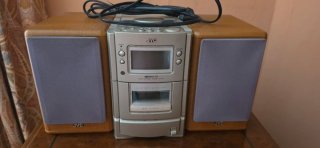 Equipo de música JVC CD/Radio/Casetera