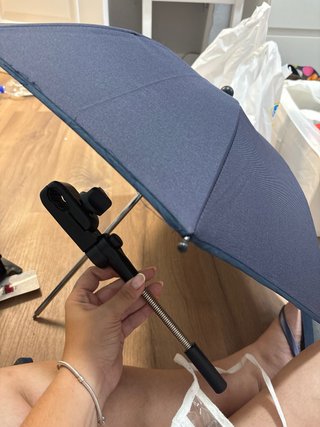 Sombrilla y flexo para carrito universal