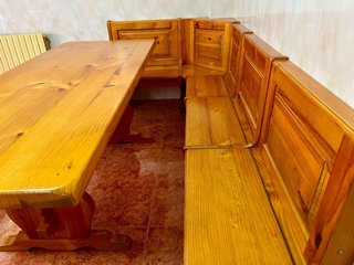 Conjunto de cocina madera
