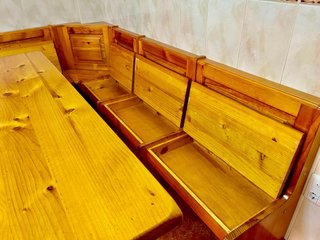 Conjunto de cocina madera