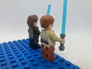 Minifigure di Star Wars Anakin e Obi Wan