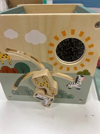 Cubo Actividades Madera Bebés,Cubi Montessori...