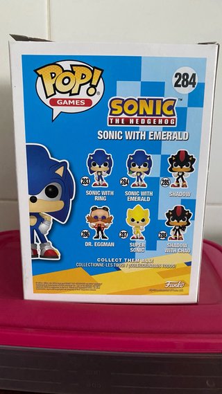 Funko Pop Sonic 284 con Esmeralda