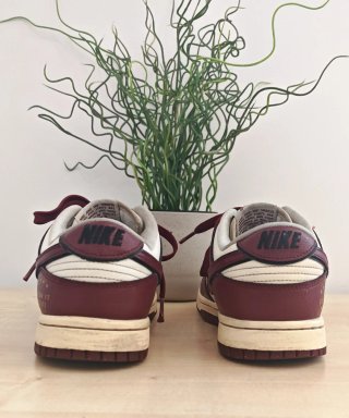 Zapatillas Nike, mujer, blanco, burdeos, t. 37.5