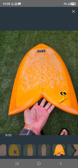 Tabla Surf Jim Banks Twin Fin 5'8