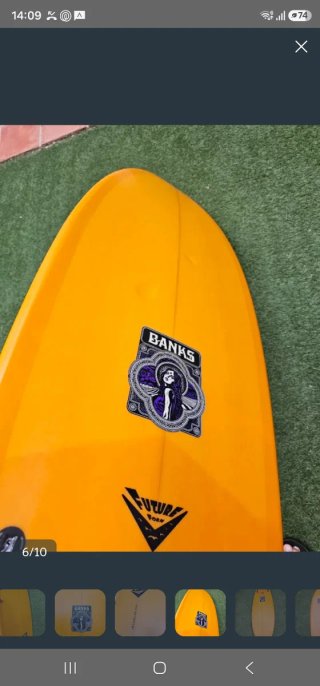 Tabla Surf Jim Banks Twin Fin 5'8