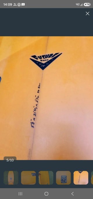 Tabla Surf Jim Banks Twin Fin 5'8