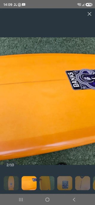 Tabla Surf Jim Banks Twin Fin 5'8