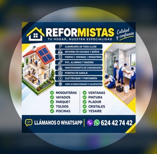 Pintura,Albañil,Pvc,Aluminio,Madera,Parket,Mosquis