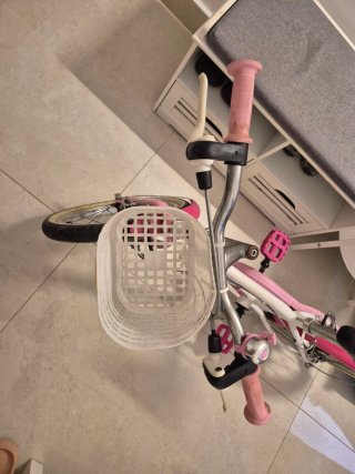 Bicicleta niña 16 Decathlon rosa