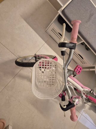 Bicicleta niña 16 Decathlon rosa