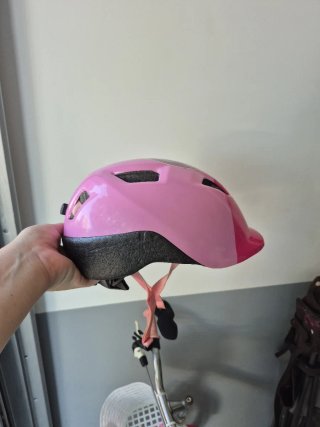 Bicicleta niña 16 Decathlon rosa regalo casco