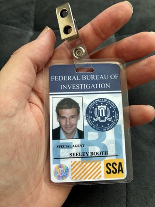 Prop Badge Seeley Booth
