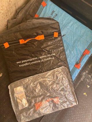 Bolsas de paquetería azules