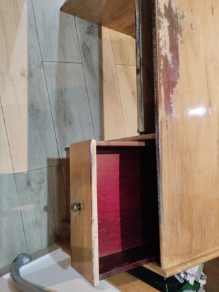 Estantería de madera vintage