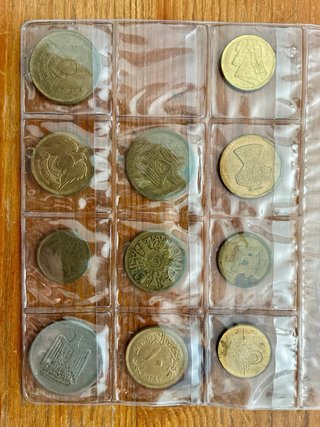 Set Monedas Antiguas Egipto Vintage