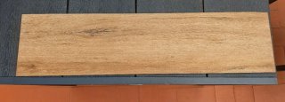 Loseta marrón efecto madera 80x20