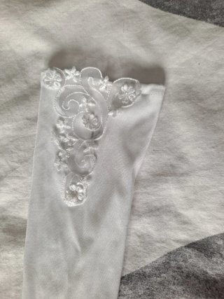 Vestido de Novia Blanco con Pedrería