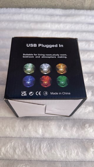 Lámpara LED Efecto Agua RGB + Mando
